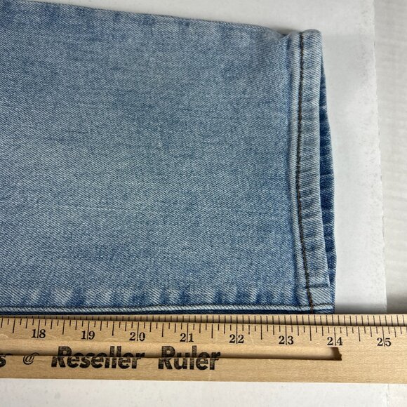 Kut From The Kloth Jeans Women's 35x24 Catherine Straight Crop Blue Denim Tag 14 - Picture 12 of 16